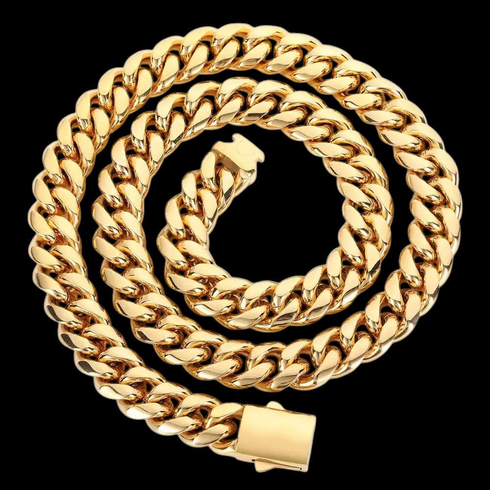 14K/18K Gold Plated Cuban Bracelet