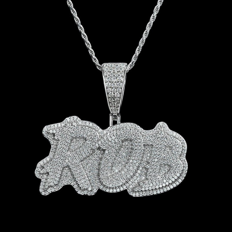 Moissanite Custom Rob Pendant