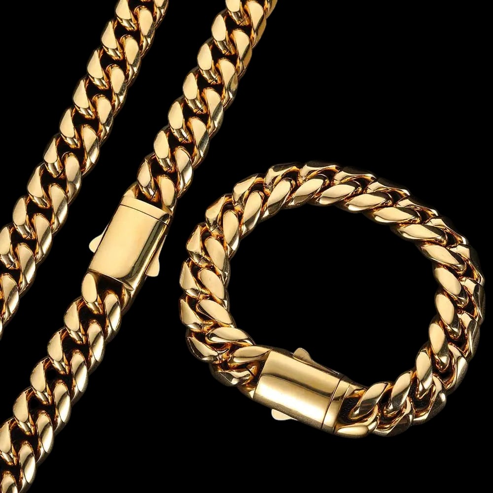 14K/18K Gold Plated Cuban Bracelet