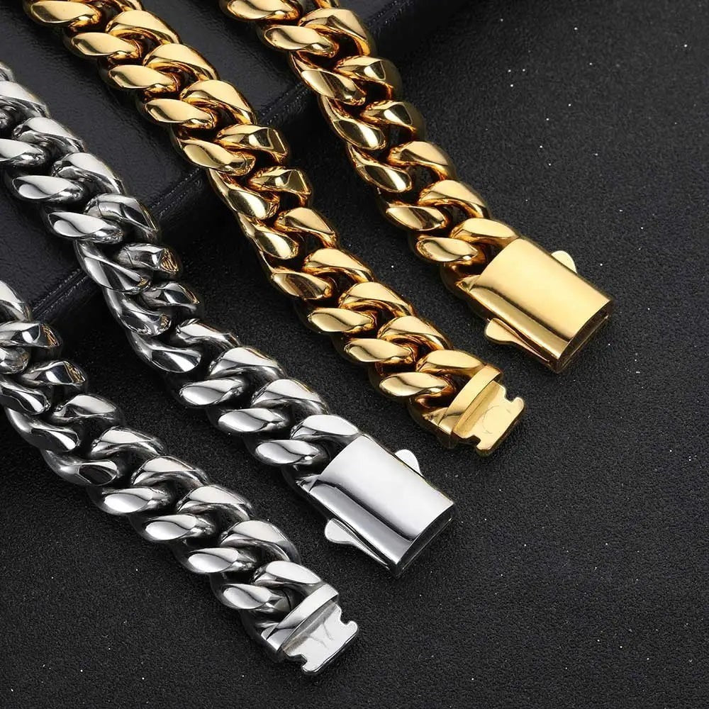 Miami Cuban Link Chain 14K/18K Gold Plated