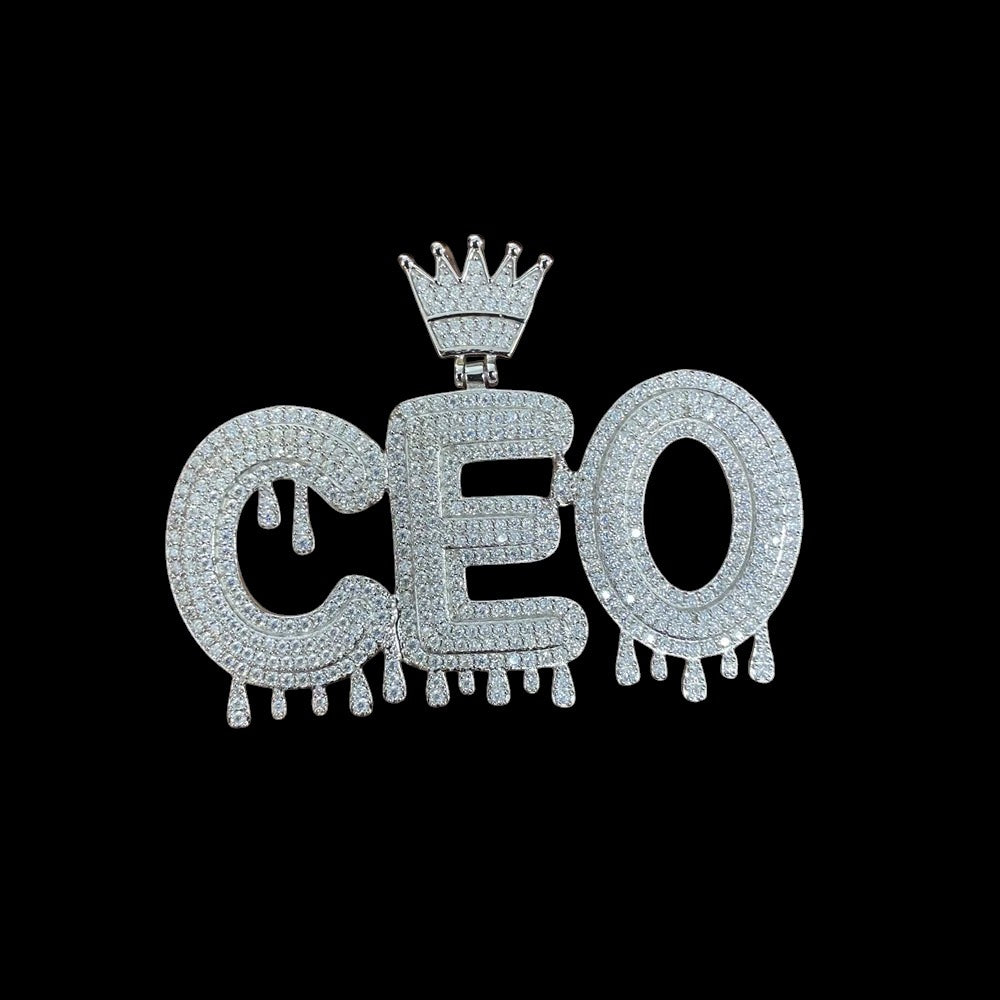 Custom Moissanite CEO Pendant