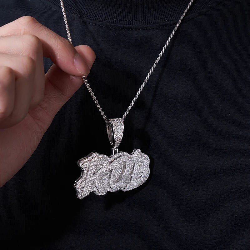 Moissanite Custom Rob Pendant