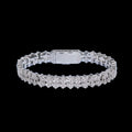 8MM Moissanite Cross Cuban Bracelets