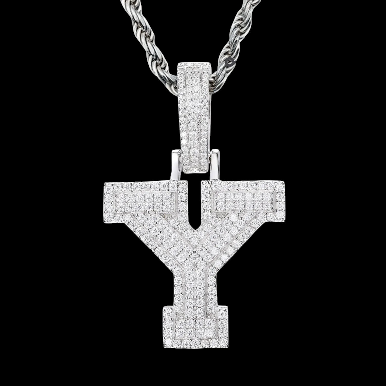 Moissanite A-Z Letter Pendant